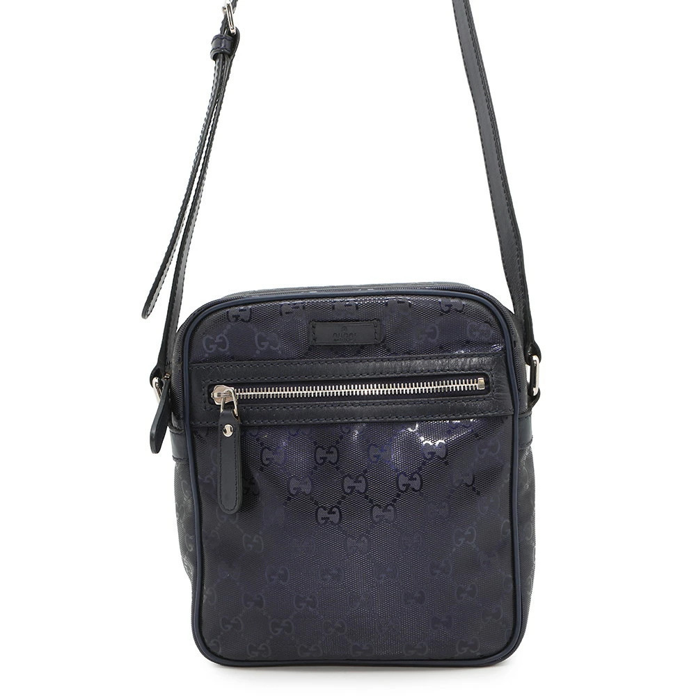 Gucci GG Imprime Leather Shoulder Bag Crossbody